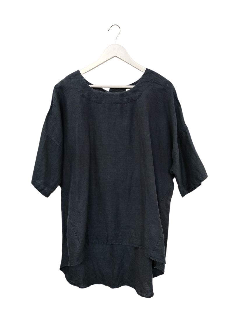 Grace Hill | Navy Top | Size 16