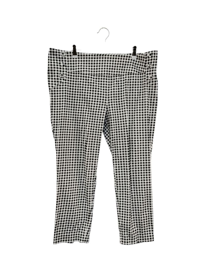 Review | Black & White Check Pants | Size 16