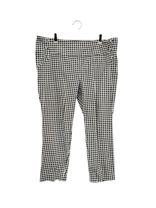 Review | Black & White Check Pants | Size 16