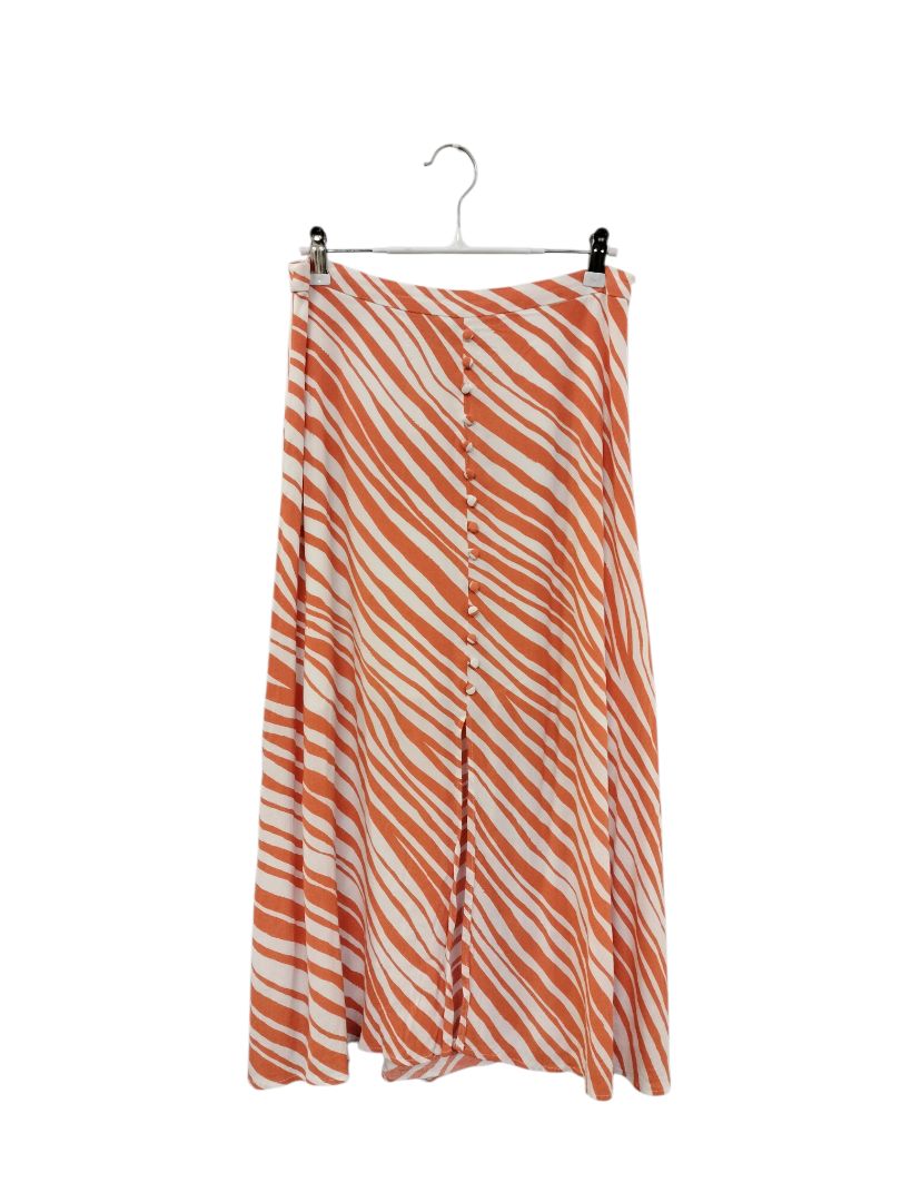 Oliver Black | Orange & White Skirt | Size 10