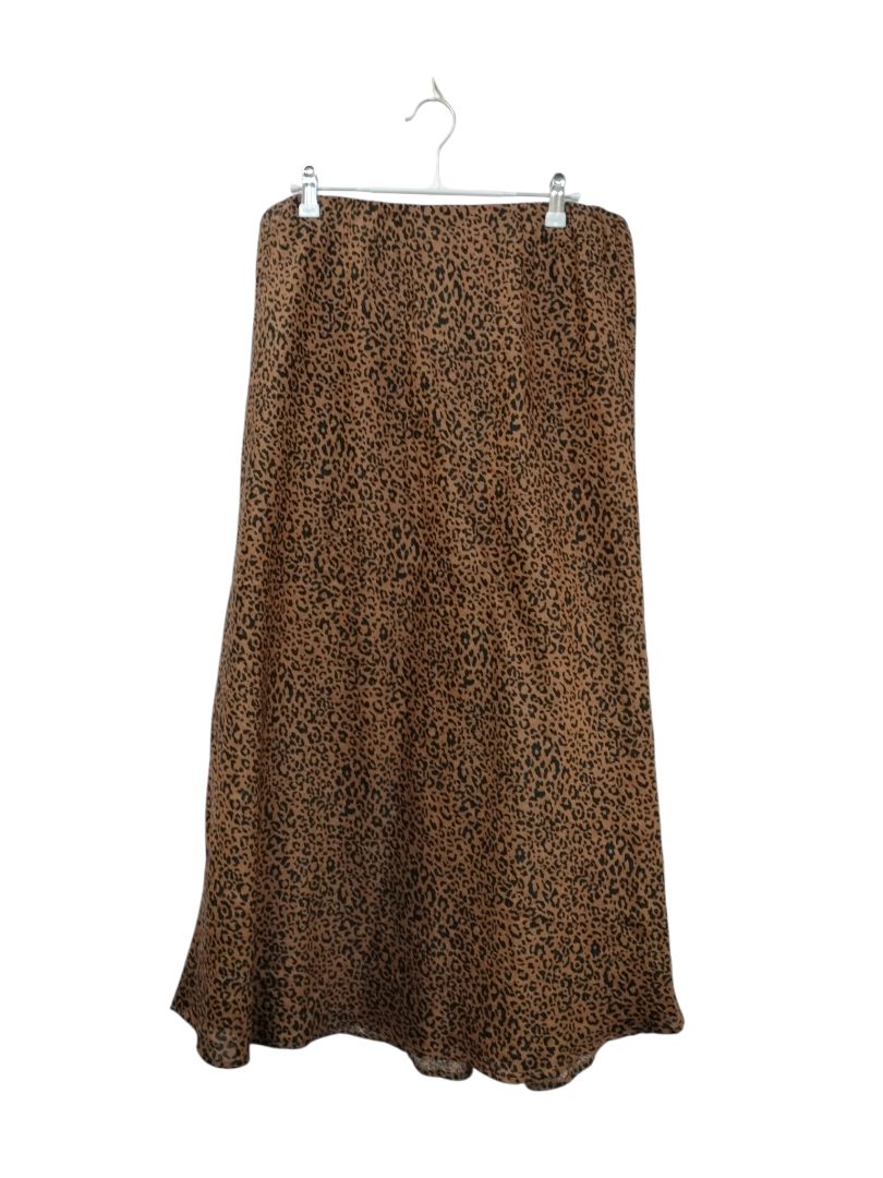 Sass | Animal Print Skirt | Size 14