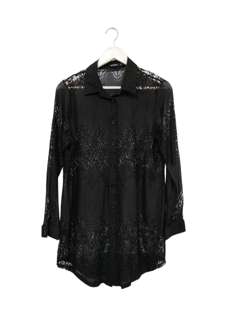 Boohoo | Black Top | Size 14
