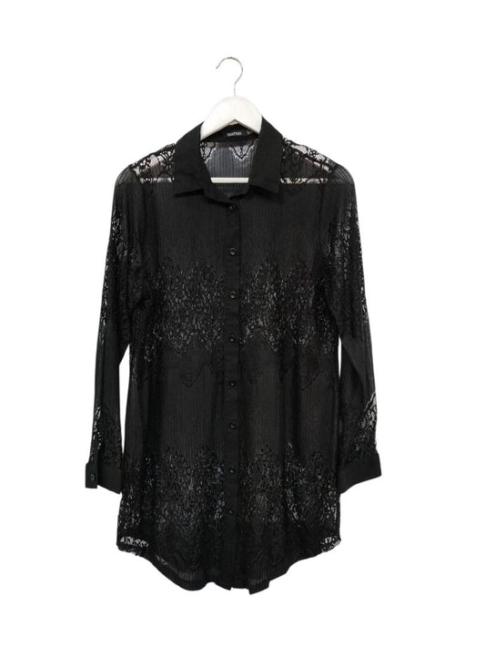 Boohoo | Black Top | Size 14