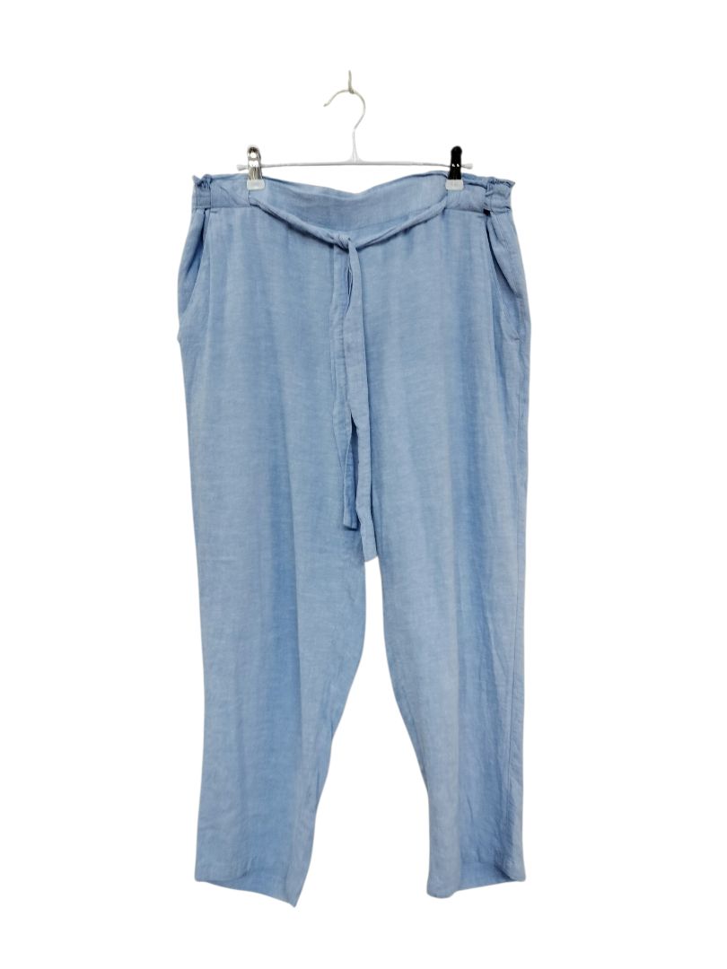 Grae Linen | Blue Pants | Size 12