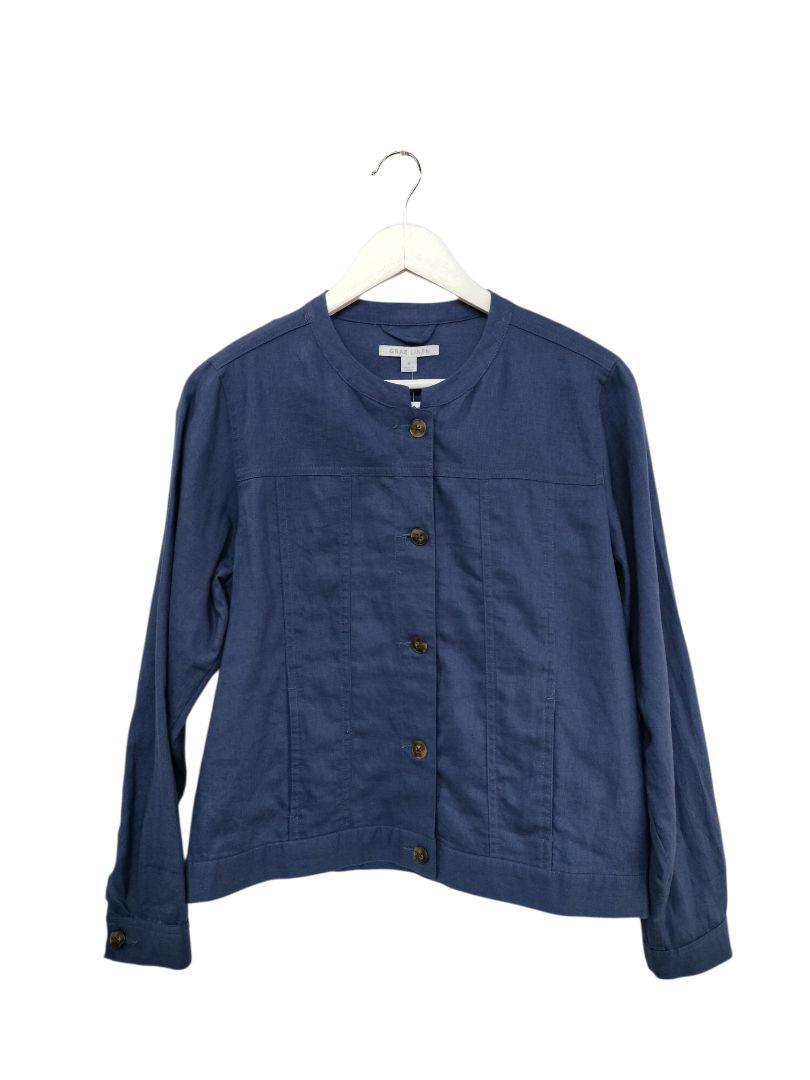 Grae Linen | Blue Jacket | Size S