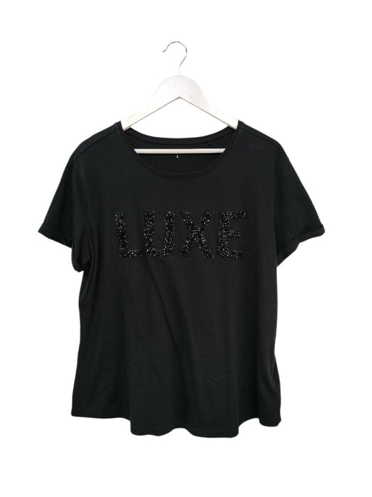 Brilliant Basics | Black Top | Size L
