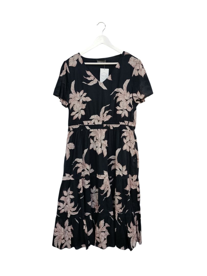 Jacqui-e | Floral Dress | Size 14