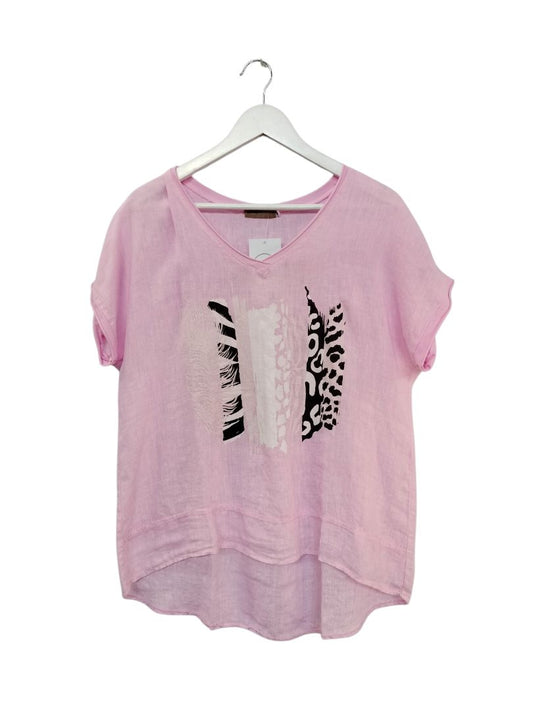 La Strada | Pink Top | Size S