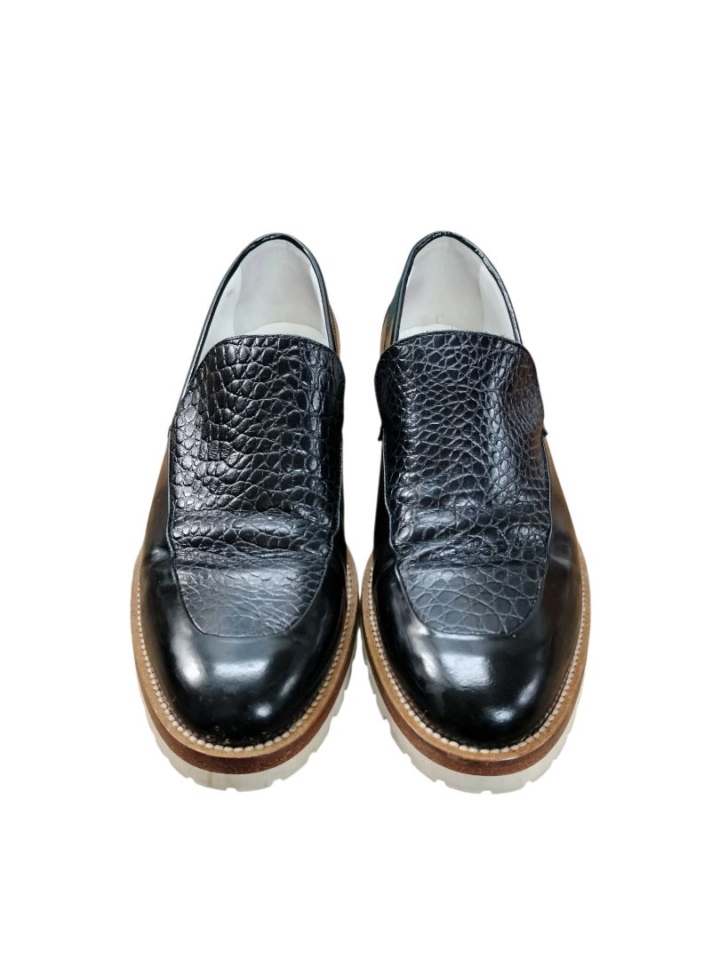 Beau Coops | Black Snake Pattern Shoes | Size 38