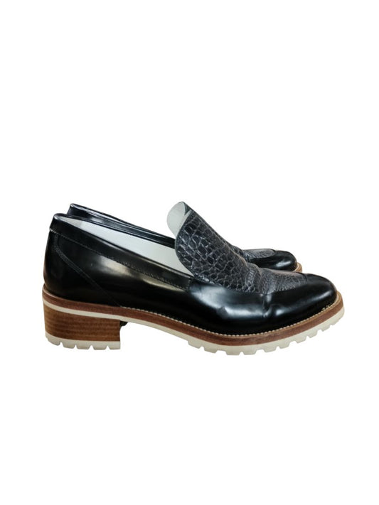 Beau Coops | Black Snake Pattern Shoes | Size 38