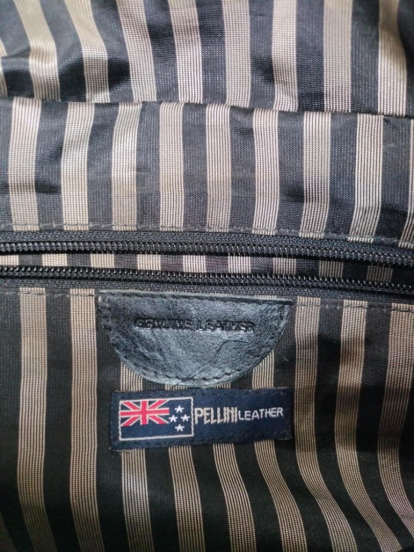 Pellini Leather | Black Handbag | Size