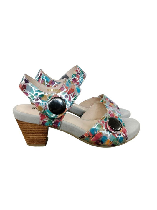 Belle Scarpe | Multi coloured Heels | Size 38