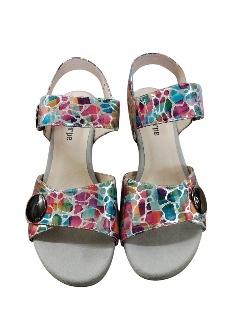 Belle Scarpe | Multi coloured Heels | Size 38