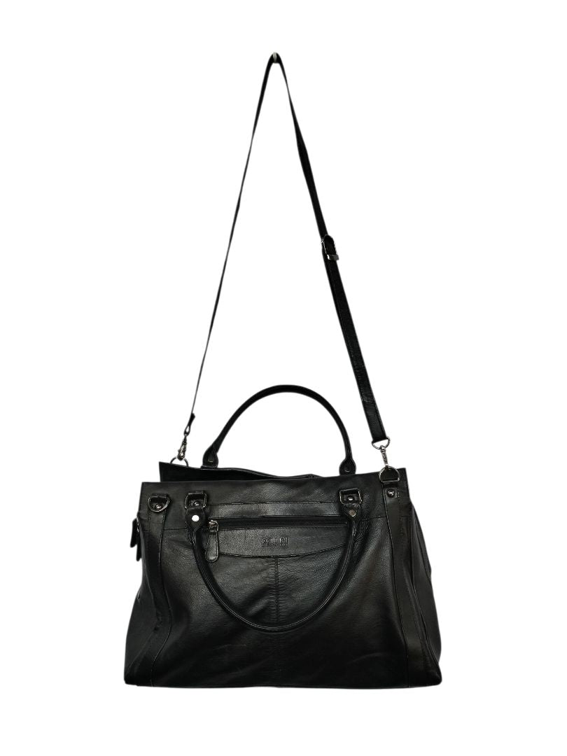 Pellini Leather | Black Handbag | Size