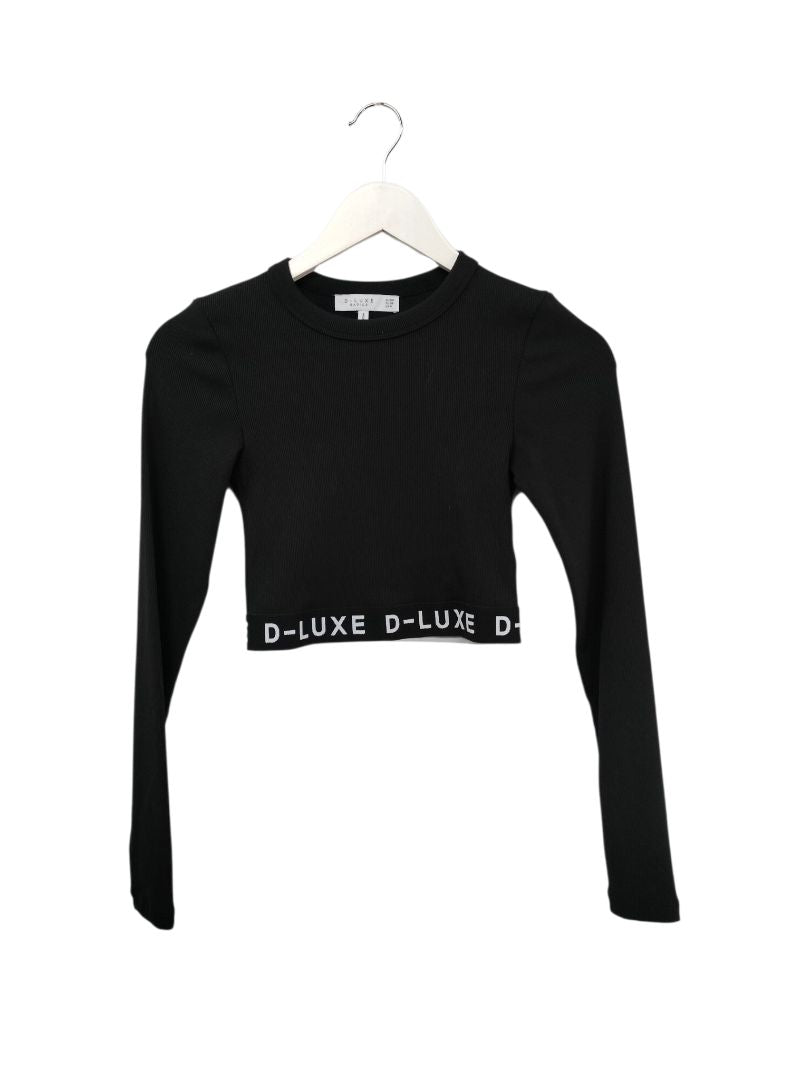 D luxe | Black Top | Size XS