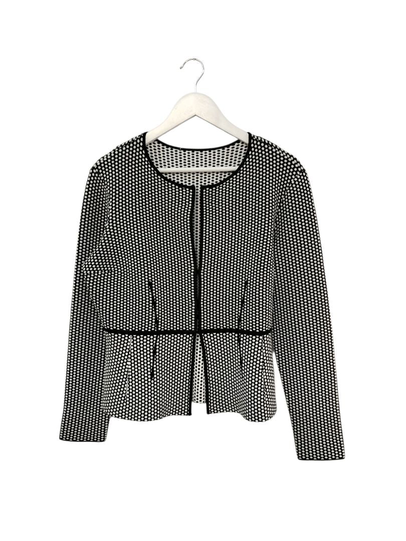 L.K. Bennett London | Black and White Jacket | Size L