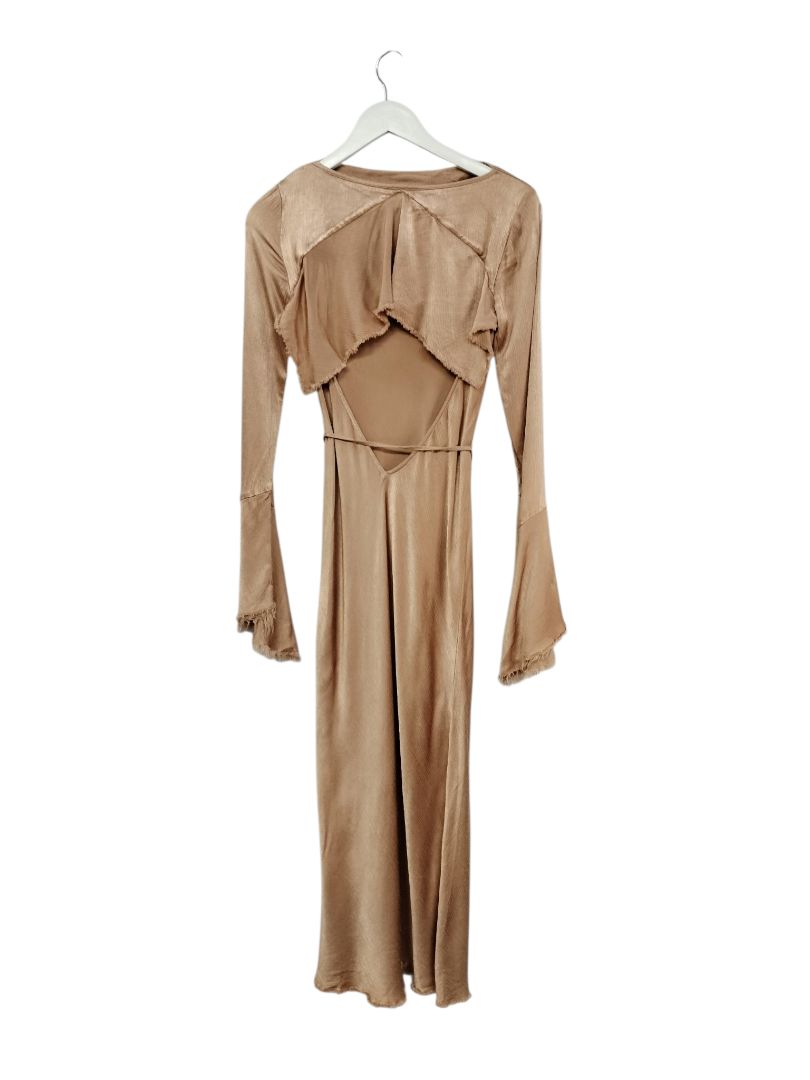 Bec + Bridge | Metallic Gold Dress | Size 8