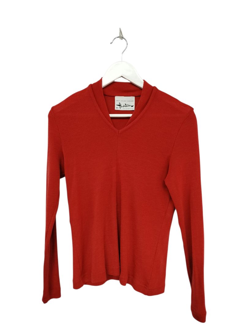 Hendriksen | Burnt Orange Jersey | Size 12