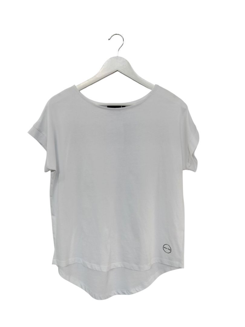 White On Black | White Top | Size 8