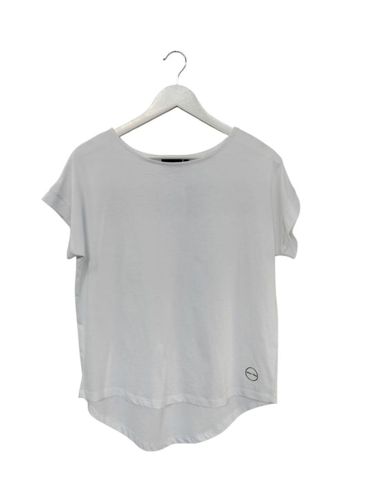 White On Black | White Top | Size 8
