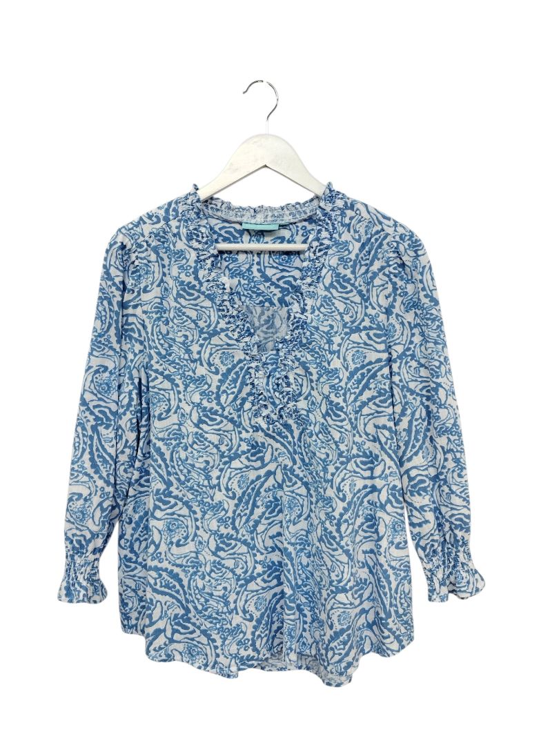 Blue Illusion | Blue/White Top | Size M