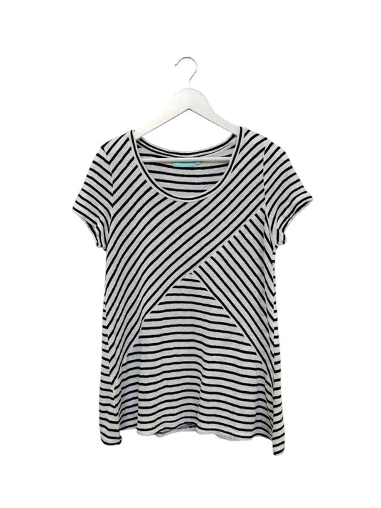 Blue Illusion | White/Black Top | Size S
