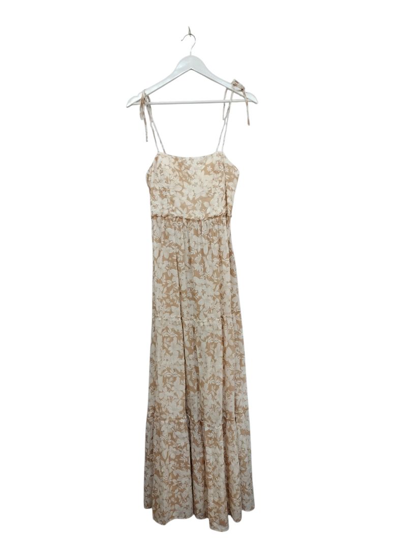 Mooloola | Beige/White Dress | Size 12