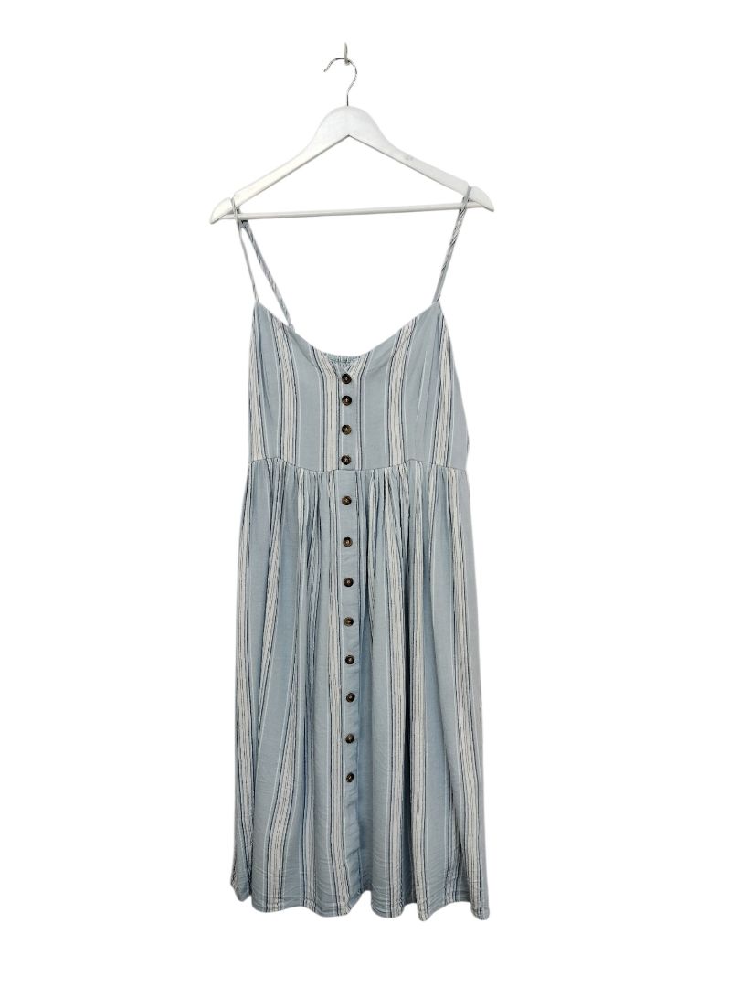 Suzy | Blue/White Stripe Dress | Size XL