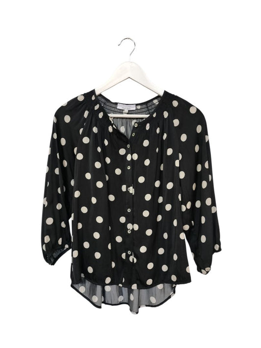 Oliver Black | Polka Dot Top | Size 8