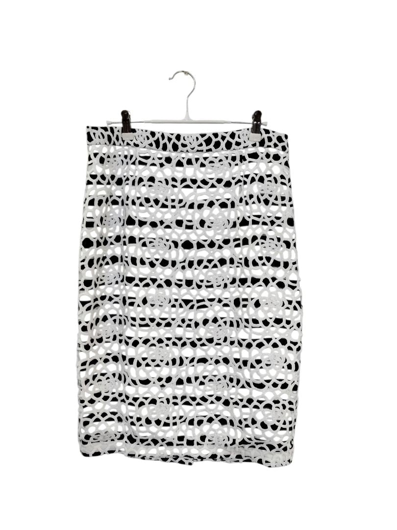 Portmans | Black/White Skirt | Size 14