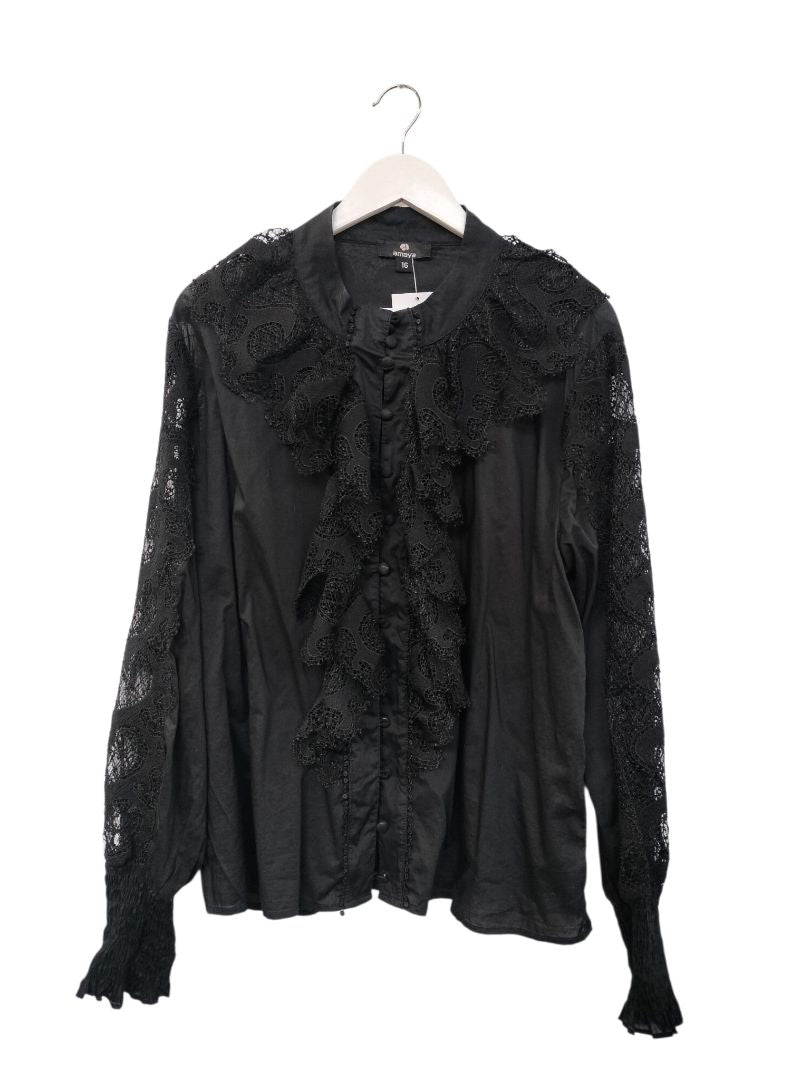 Amaya | Black Top | Size 16