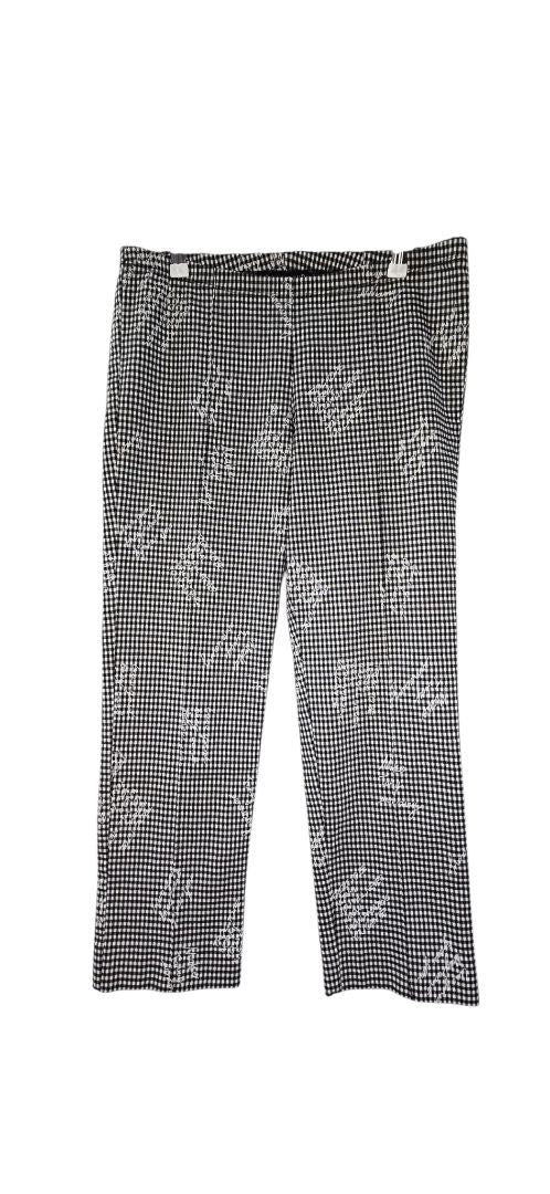 David Pond | Black&White Gingham Pants | Size 12