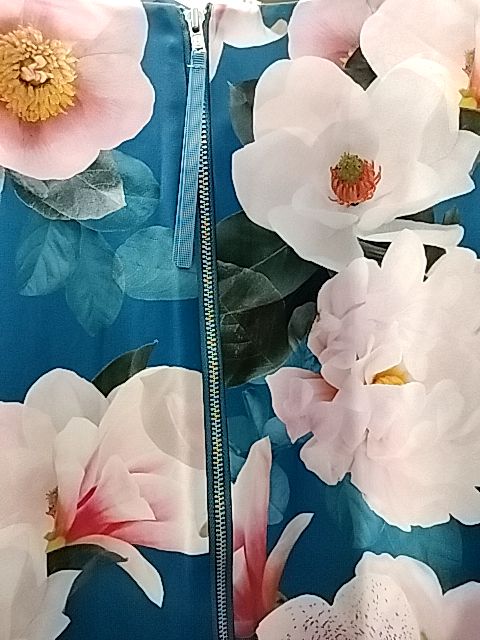 Bel Vestito | Blue Floral Dress | Size 14