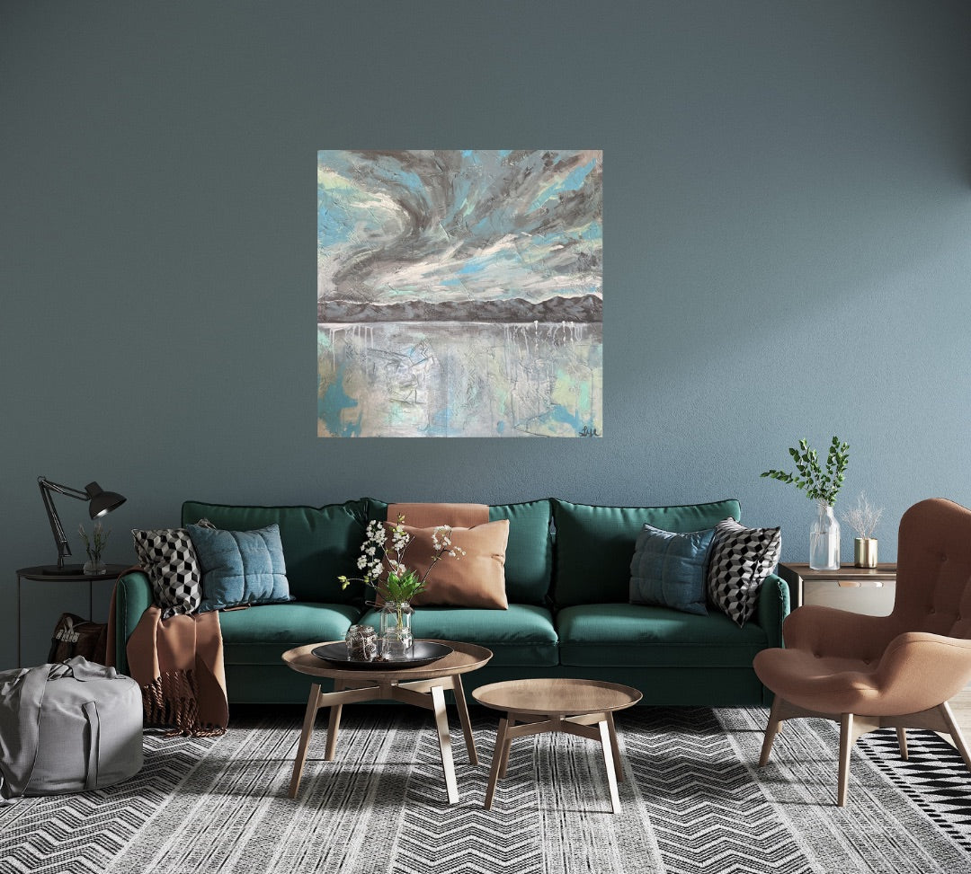 Bliss Design Store | A Storm is coming Art | Size 760x760mm
