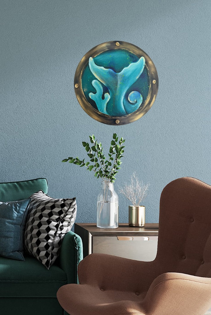 Bliss Design Store | Whale Watching Art | Size
